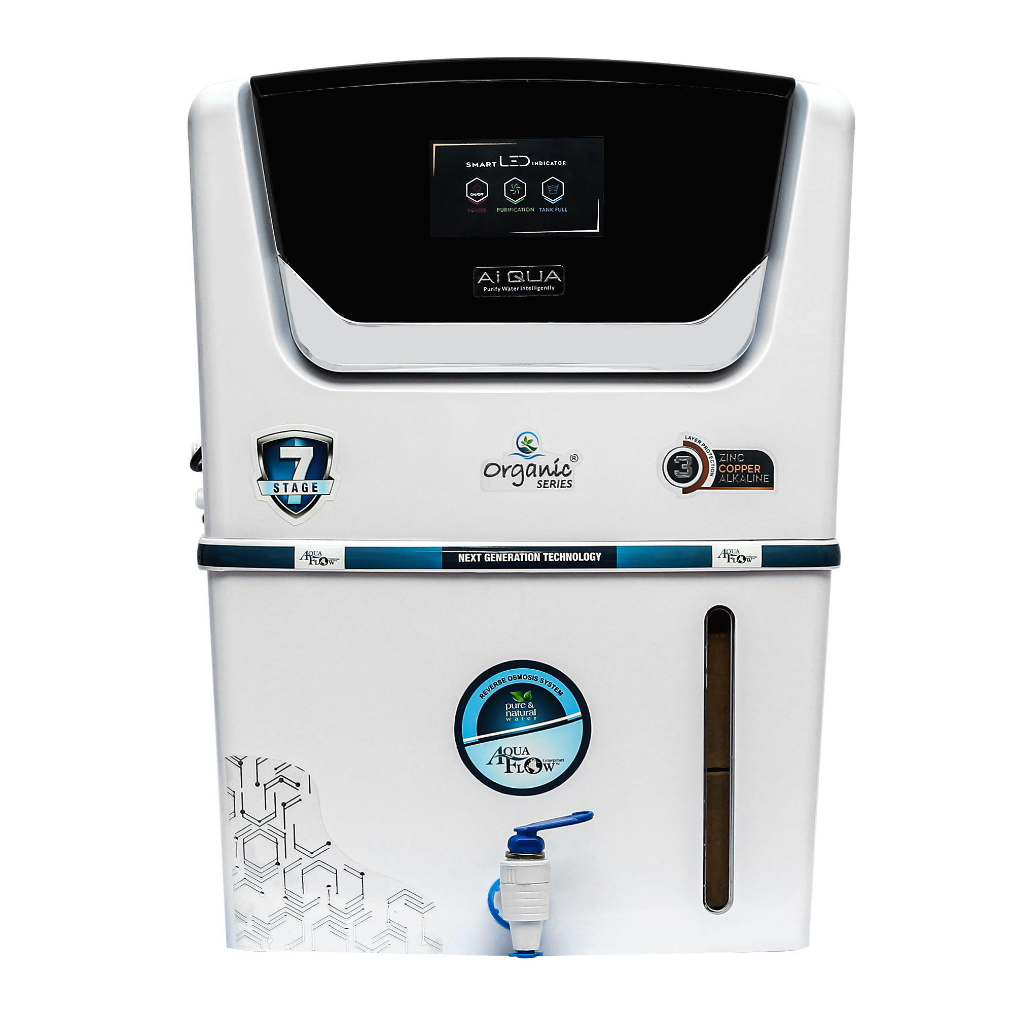 IMG_2504 copy Ai Qua 12 L RO + UV + UF + TDS Control + Alkaline + Copper + UV in Tank (White) - Image 1