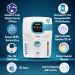 Vista Pro 12 L RO + UV + UF + TDS Control + Alkaline + Copper + UV in Tank (White) - Image 3