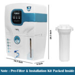 Vista Pro 12 L RO + UV + UF + TDS Control + Alkaline + Copper + UV in Tank (White) - Image 5